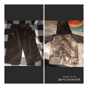 Under armour set 18 months camo